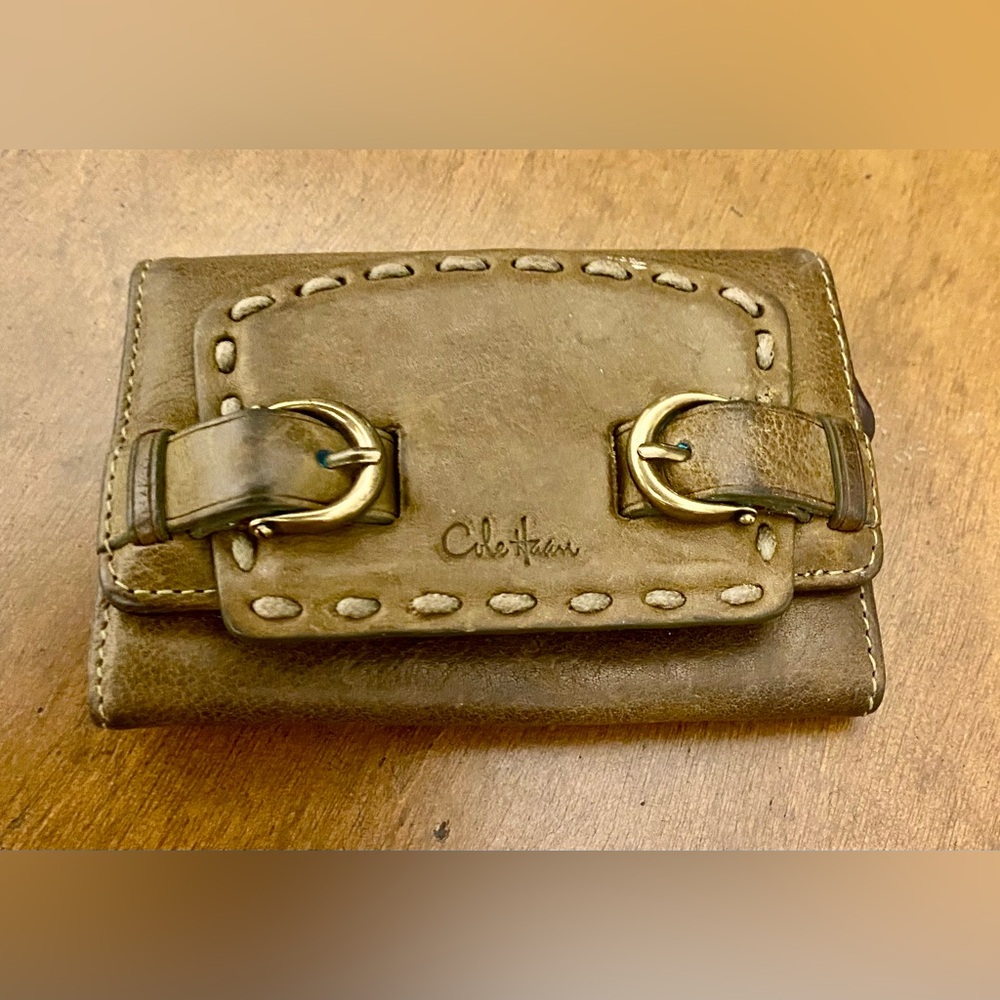 Ladies Cole Haan small leather wallet